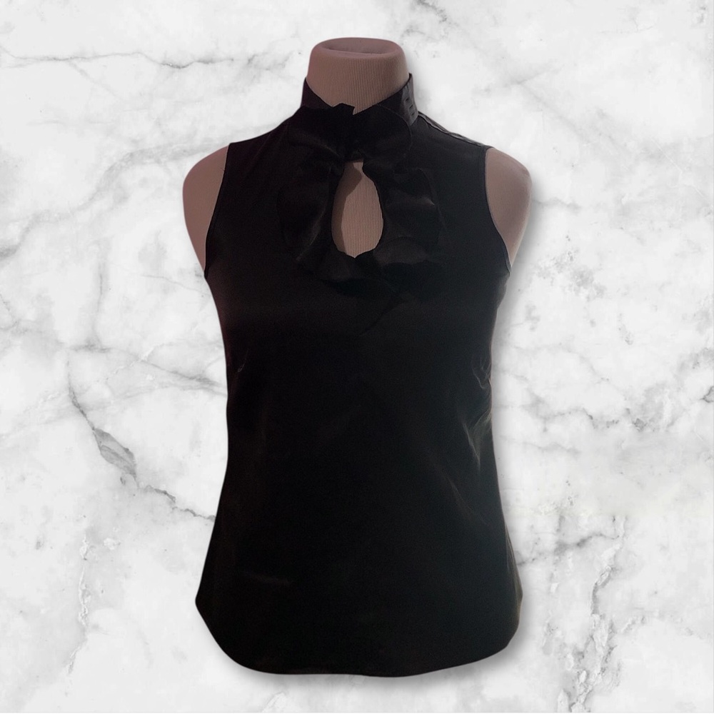 Elegant Black Sleeveless Top